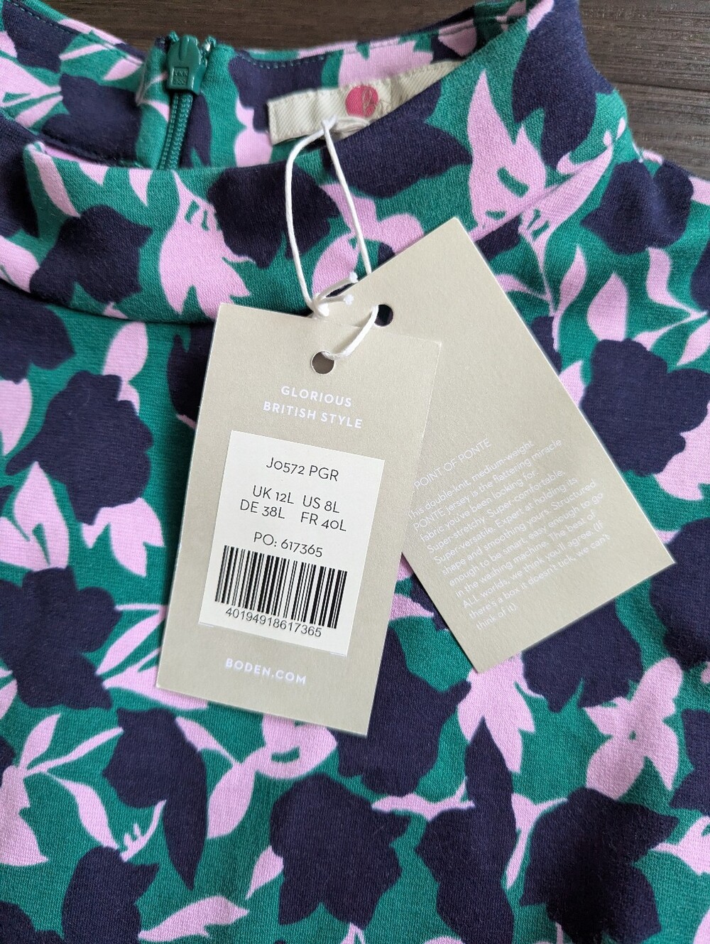 NWT Boden Miriam Sleeveless Floral Midi Dress 8 Long Summer Tea Garden Party - Picture 4 of 12
